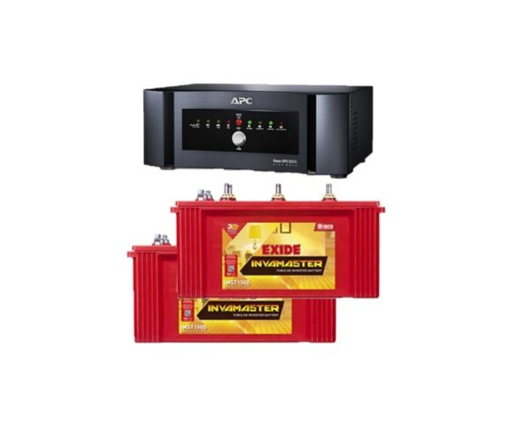 APC BI1500 Inverter And Exide IMST1500 150AH Tubula Battery