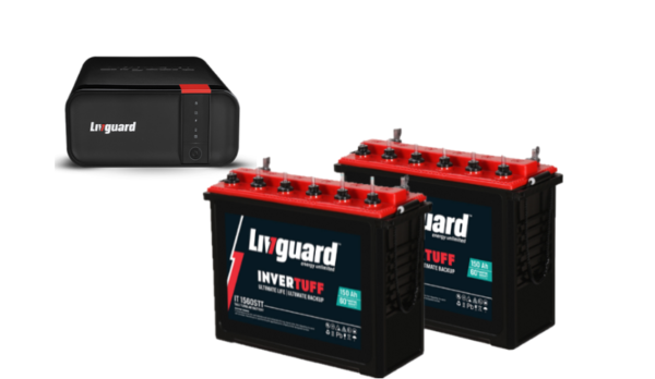 Livguard LGS 1700 Inverter and IT 1560STT 150AH Tubular Battery