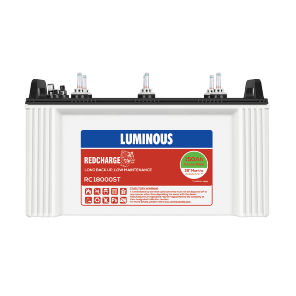Luminous Red charge 18000ST - 150AH Tubular Battery
