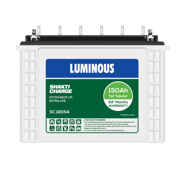 Luminous Shakti Charge SC 18054 - 150AH Tubular Battery