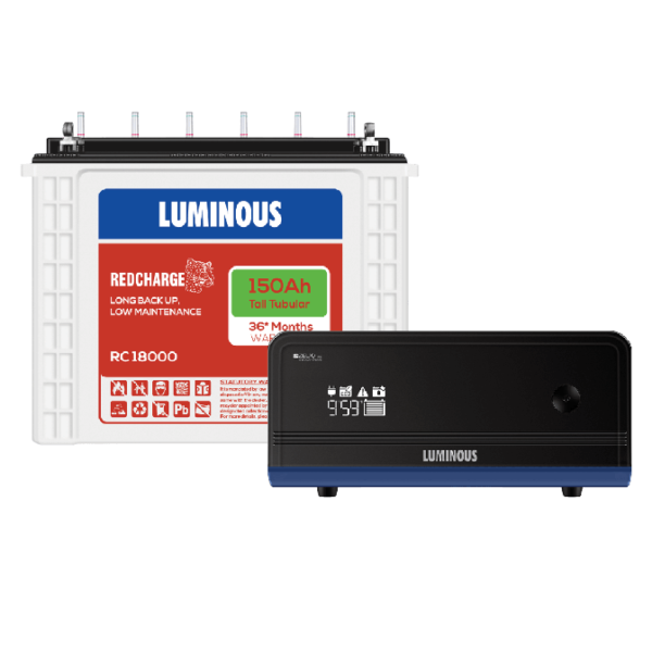 Zelio 1700 Inverter and Red Charge 18000 - 150 AH Tall Tubular Battery