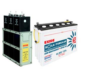 Exide Solar tubular Battery